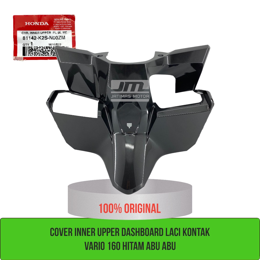 Jual Cover inner upper dashboard laci kontak vario 160 hitam abu abu ...