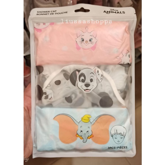 Jual Shower Cap Miniso Disney Animals Collection Waterproof Shower
