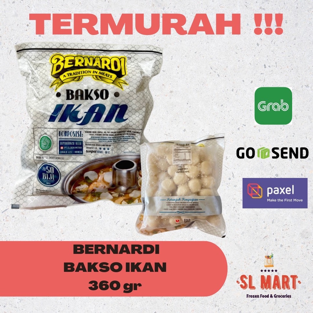 Jual Bernardi Bakso Baso Ikan Kecil 360 Gr Isi 50 Pcs Shopee Indonesia