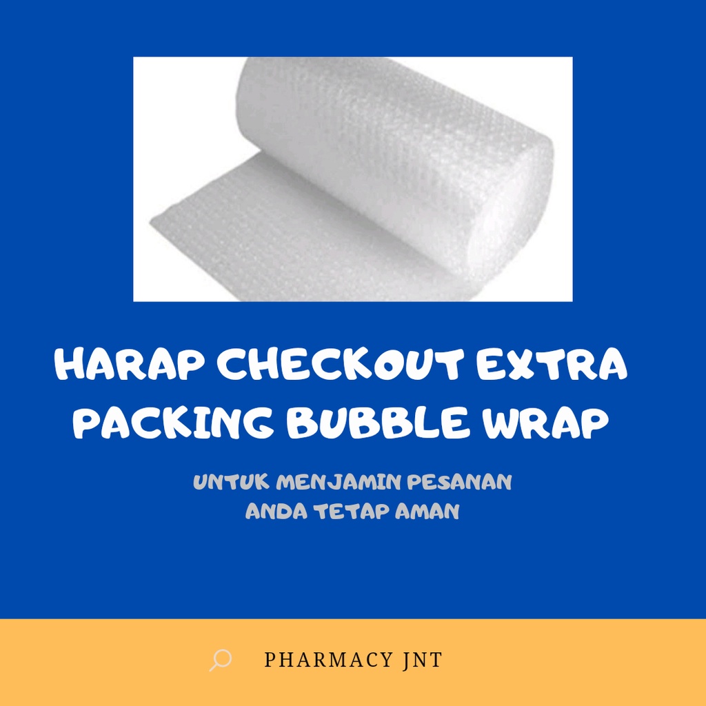 Jual BUBBLE WRAP / TAMBAHAN PACKING BUBBLE WRAP WAJIB UNTUK PRODUK