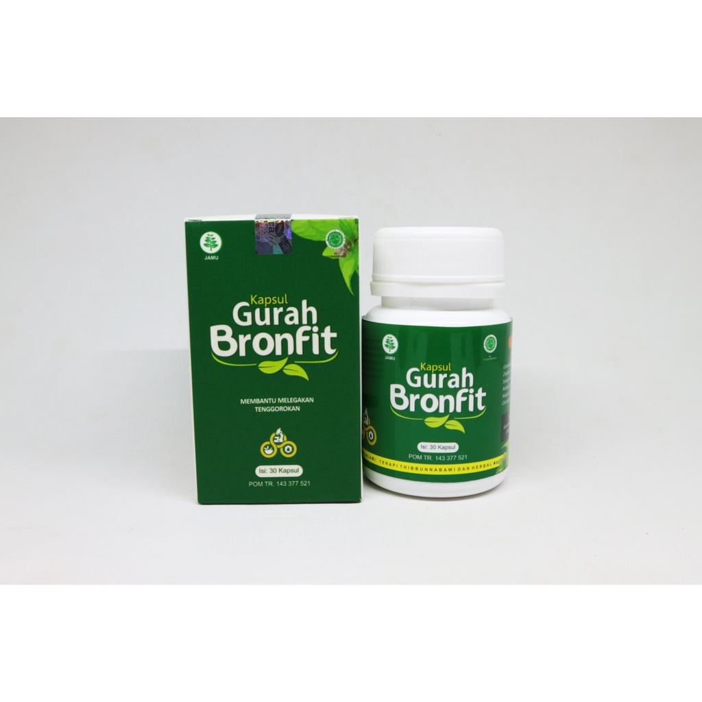 Jual Gurah Bronfit Naturafit Original Kapsul Herbal Sesak Nafas Herbal ...