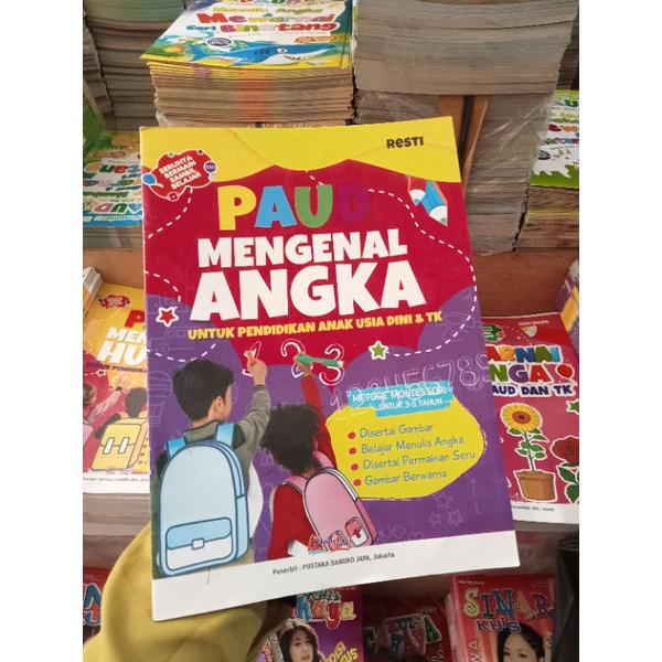 Jual Buku Anak Mengenal Angka Untuk PAUD Dan TK | Shopee Indonesia