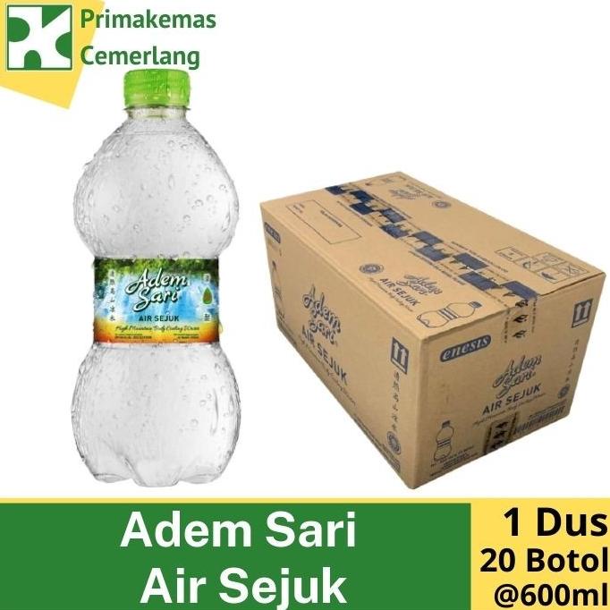 Jual Adem Sari Air Sejuk 600 Ml 20 Botoldus Shopee Indonesia 4800