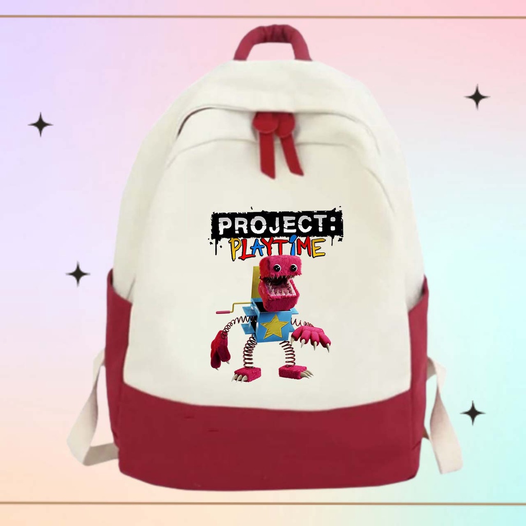 Jual TAS SEKOLAH BACKPACK ANAK SEKOLAH MOTIF BOXY BOX PROJECT PLAYTIME ...