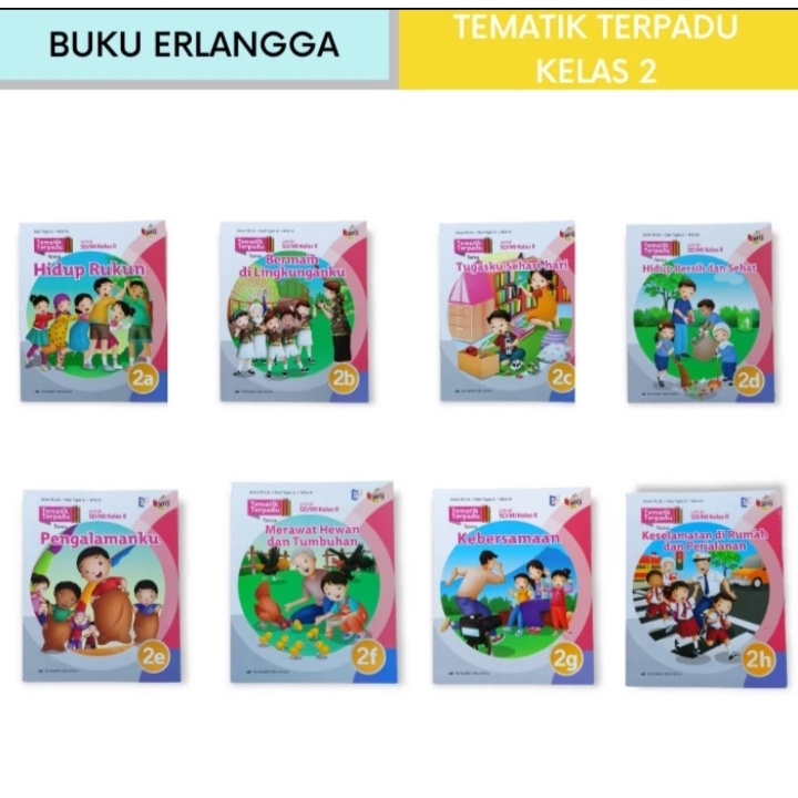 Jual ORI harga satuan buku tematik terpadu k13 kelas 2 edisi terbaru ...