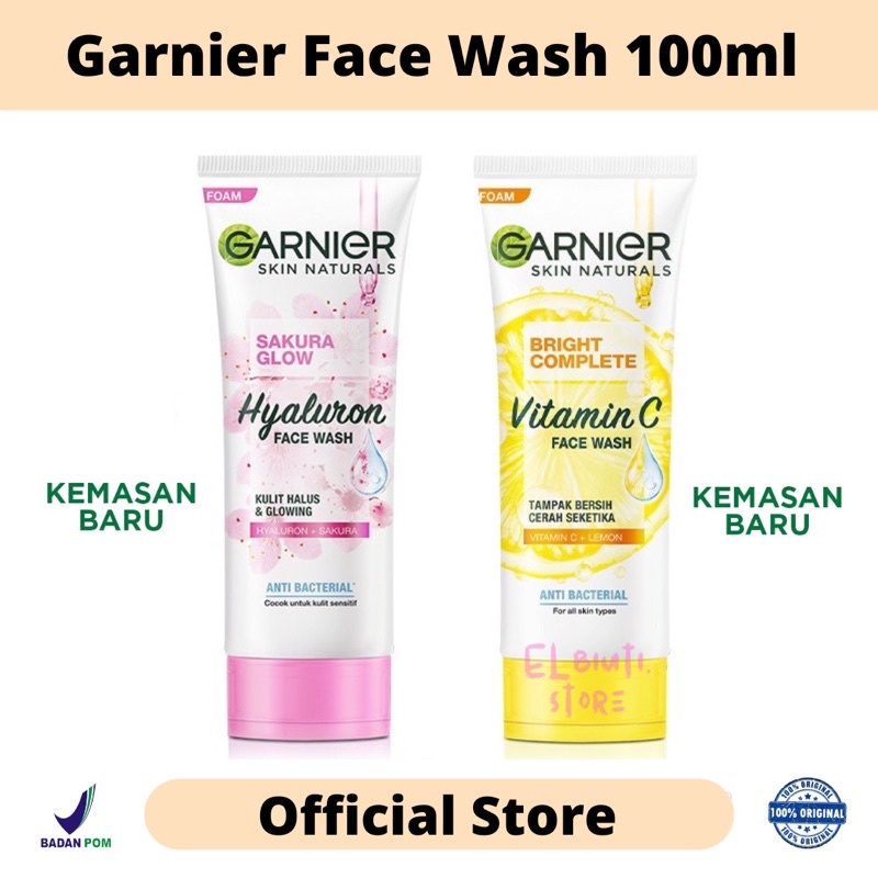 Jual Garnier Facial Foam 100ml All Varian Pembersih Sabun Cuci Muka