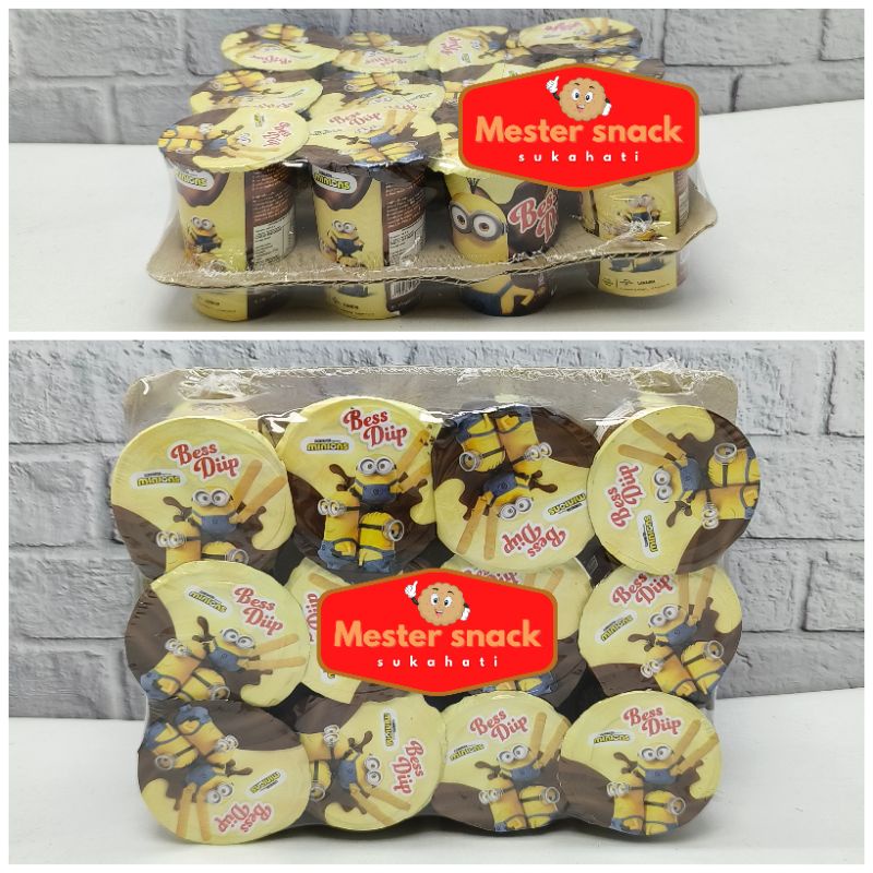 Jual Minion Choco Snack Biscuit Mini | Snack | Cemilan Coklat | Shopee