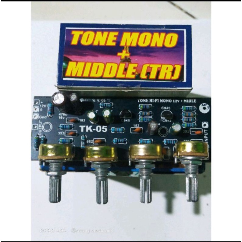Jual kit tone control mono +midle 2 transistor/dc 12v | Shopee Indonesia