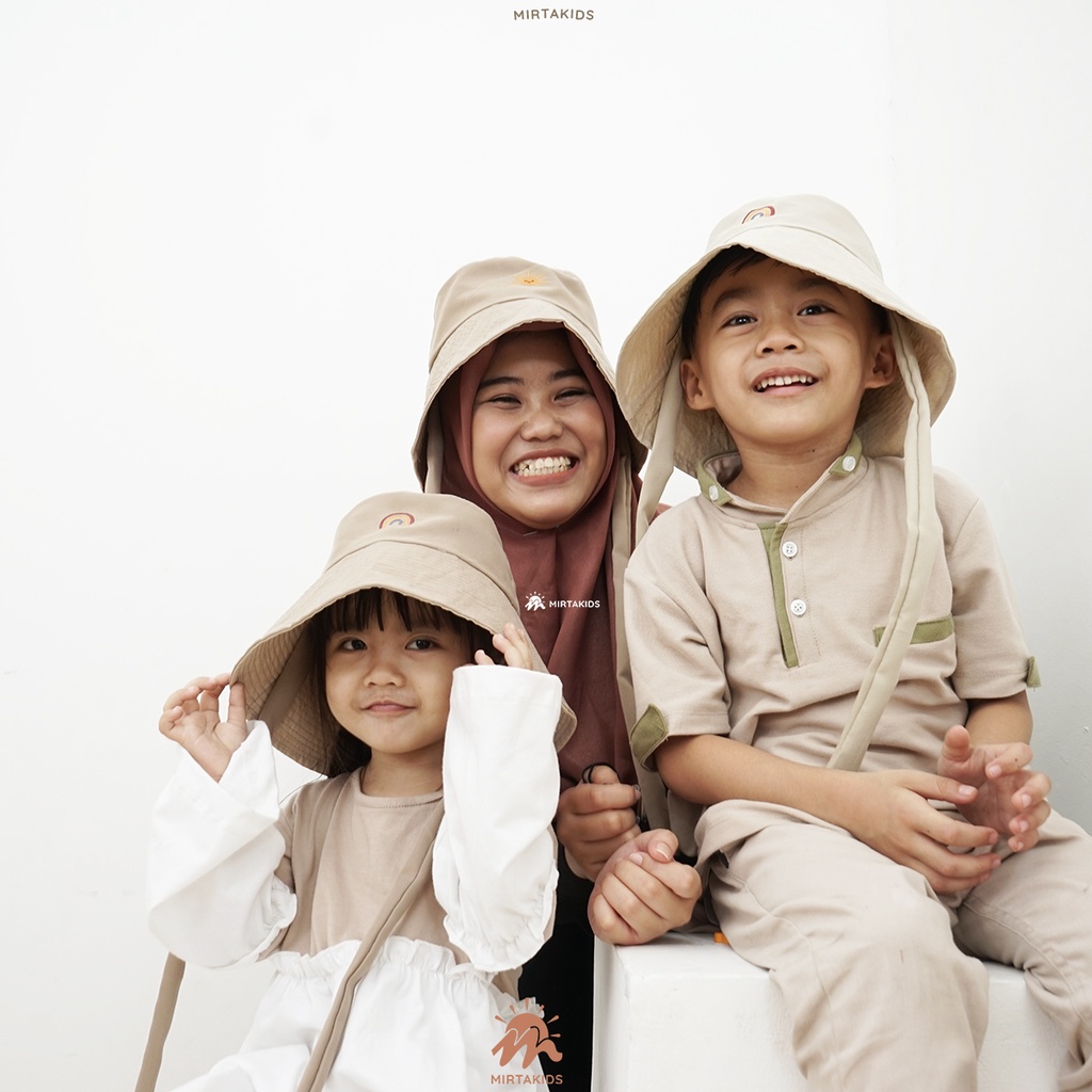 Jual Mirtakids Wide Hat Couple Kids and Parents (1-5 Tahun - Main Image