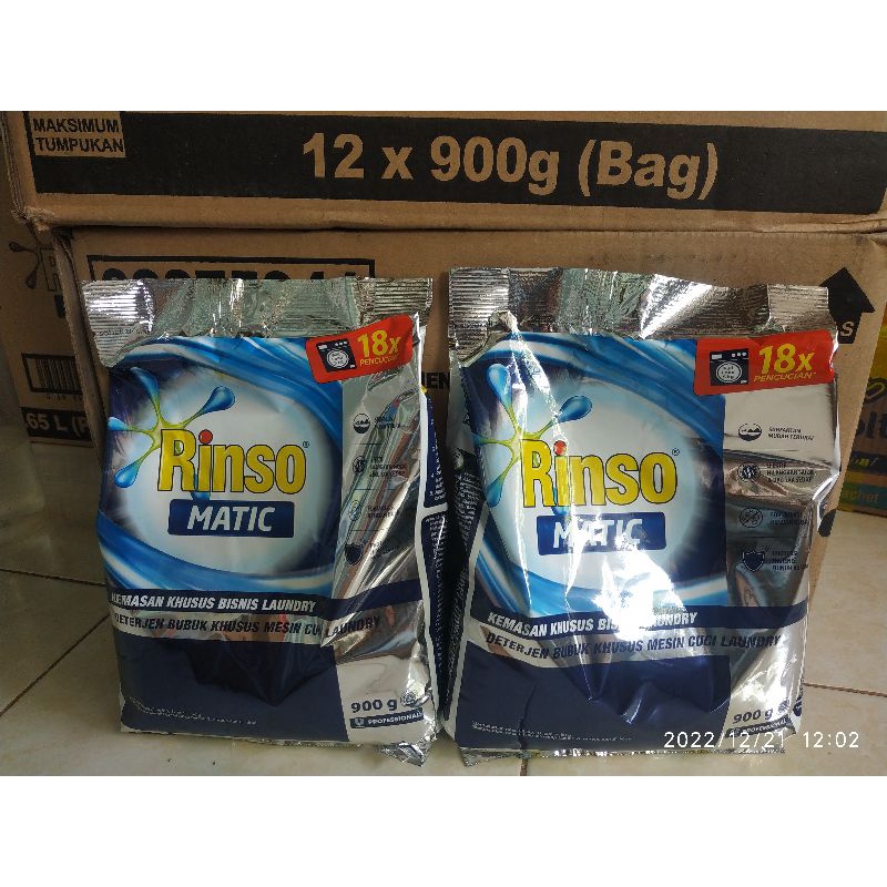 Jual rinso matic bubuk kemasan 900gr | Shopee Indonesia