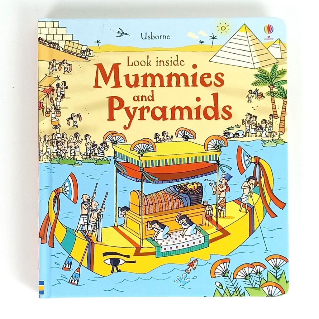 Jual ORIGINAL Usborne Look Inside Mummies and Pyramids - Leon Books ...
