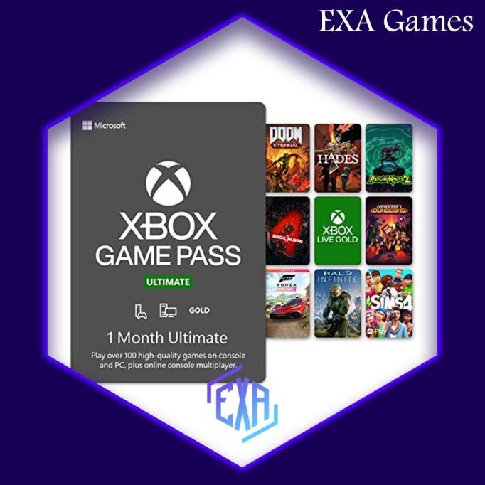 Jual Game Pass Ultimate 1 Bulan Xbox One Series XS Windows Pc Gamepass