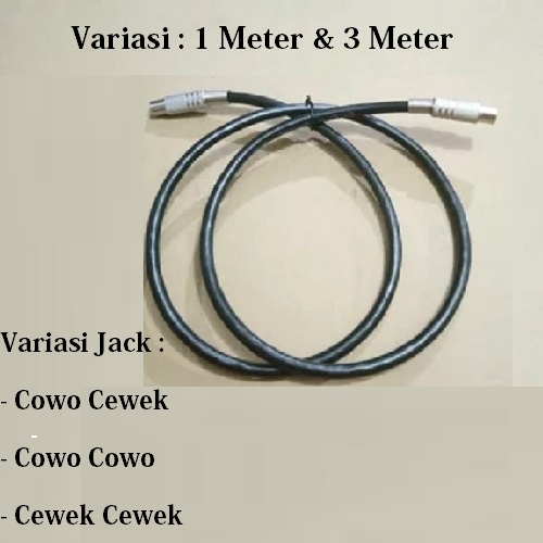 Jual Kabel Loop Out Antena Set Top Box STB Female TV Female 1m 3m ...