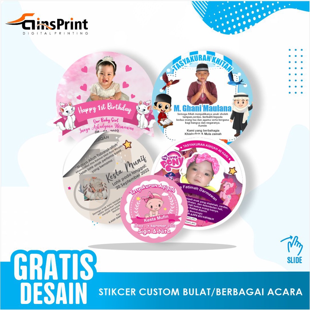Jual Stiker Bulat Murah dan Berkualitas | Shopee Indonesia