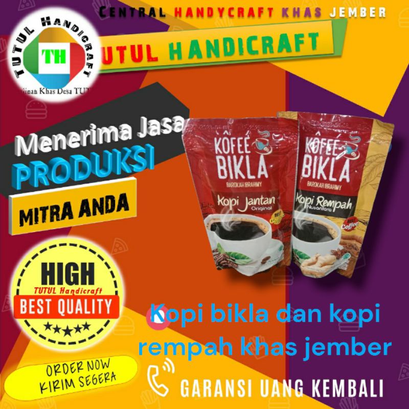 Jual Kopi Bikla Kopi Rempah Atau Kopi Lanang Kopi Robusta Lereng