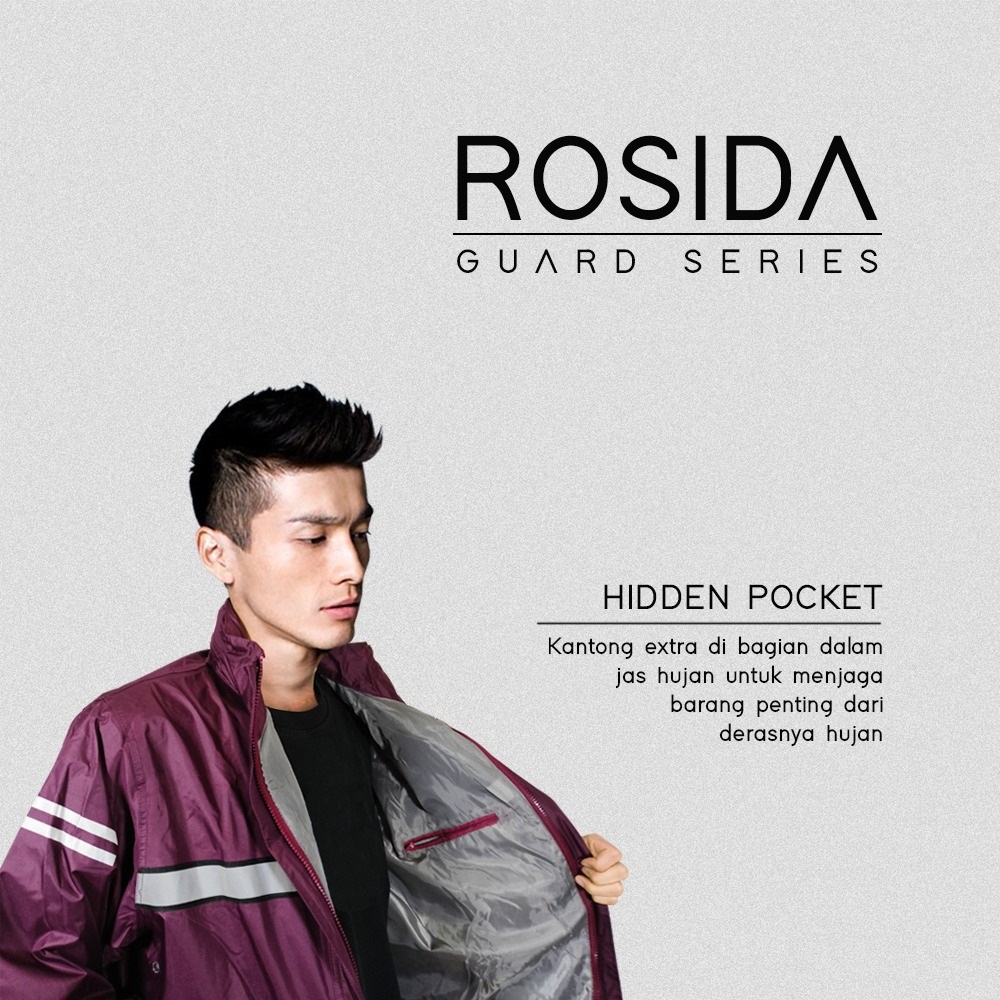 Jual Jas Hujan Rosida GUARD SERIES R888 / R 888 ORIGINAL BEST PRODUCT ...