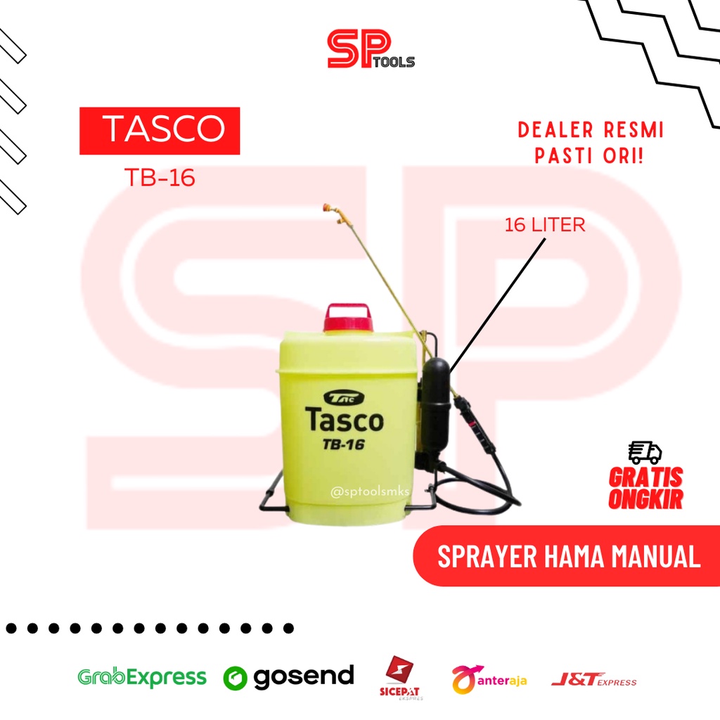 Jual Alat Sprayer Semprot Pompa Hama Manual Liter Tasco Tb Tb Shopee Indonesia