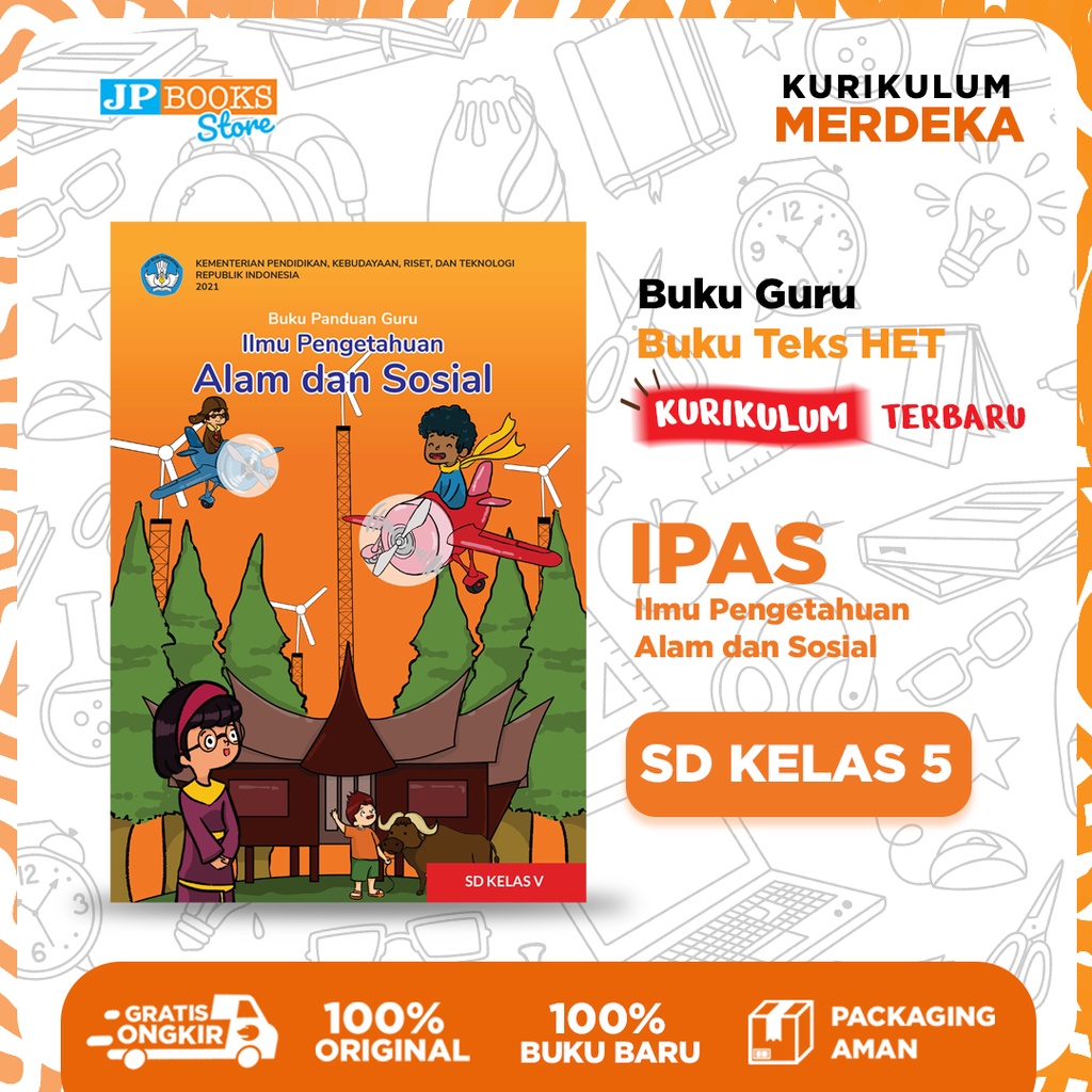 Jual JP Books – Buku Guru Teks Het Kurmer Sekolah Ipas Sd Kelas 5 ...