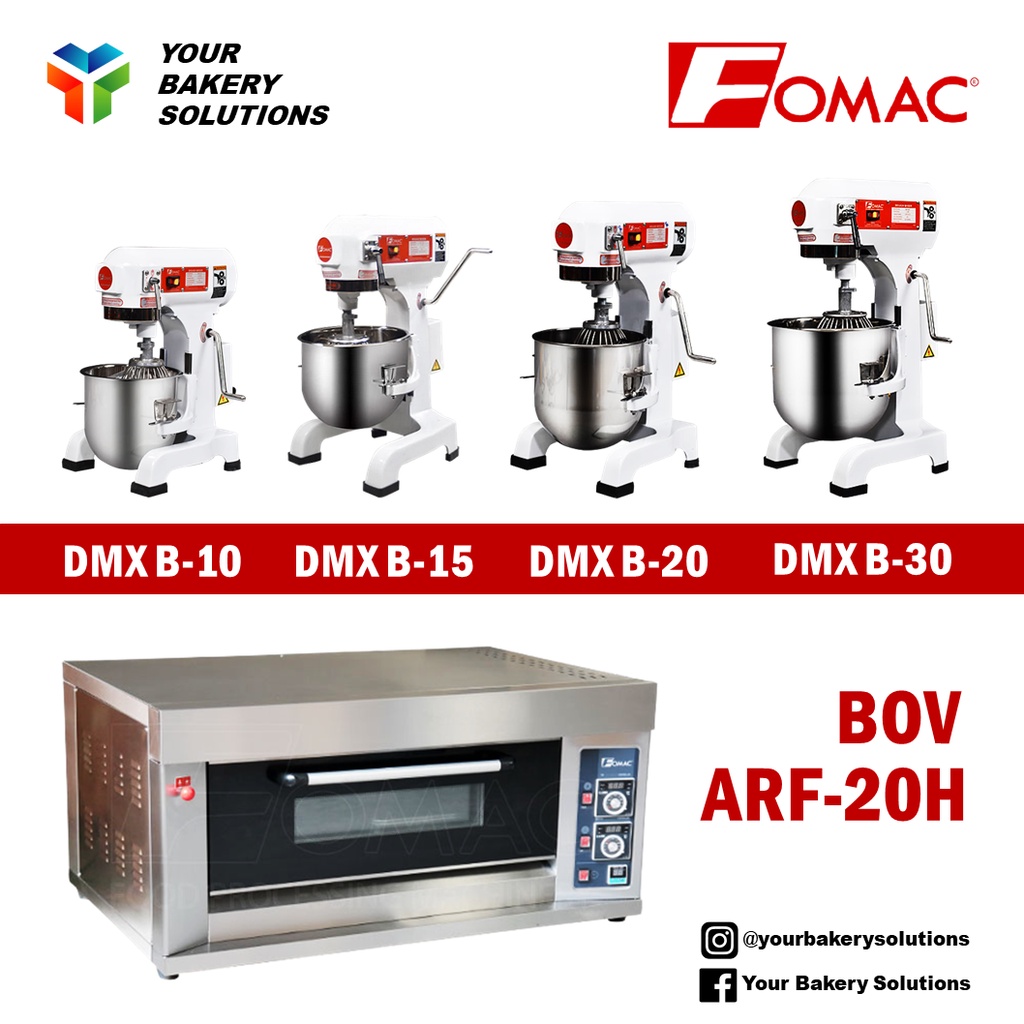 Jual Mixer Fomac DMX B10 Planetary 10 Liter Pengaduk Adonan Roti Kue ...
