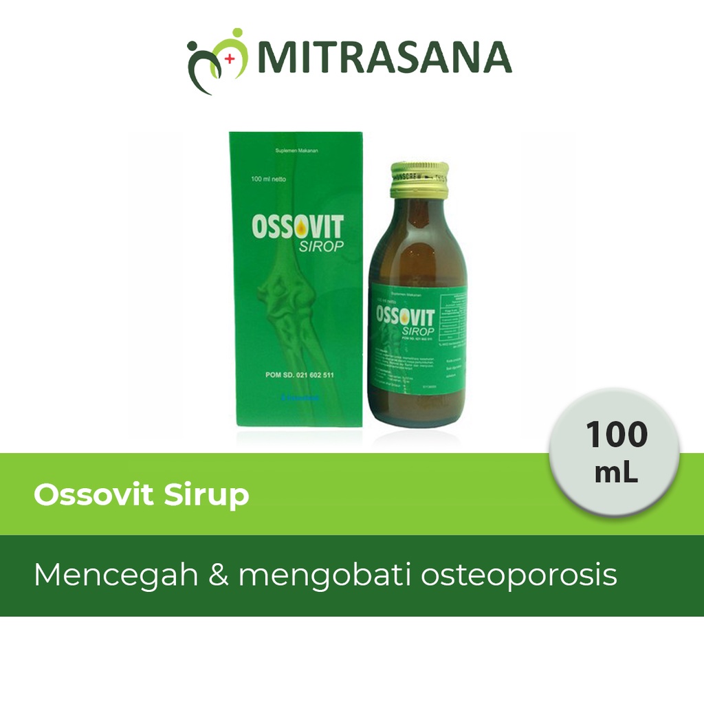 Jual Ossovit Sirup - 100 Ml / Btl - Suplemen Untuk Pencegahan Dan ...