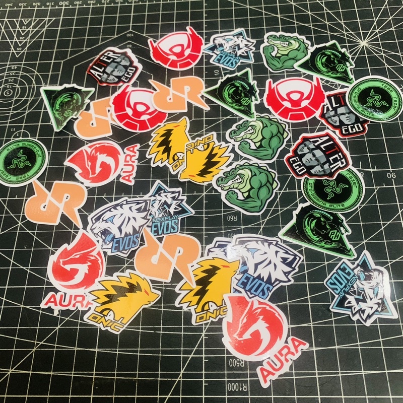 Jual STIKER TERMURAH ANTI AIR STIKER ESPORT RRQ EVOS BTR STIKER BIJIAN ...