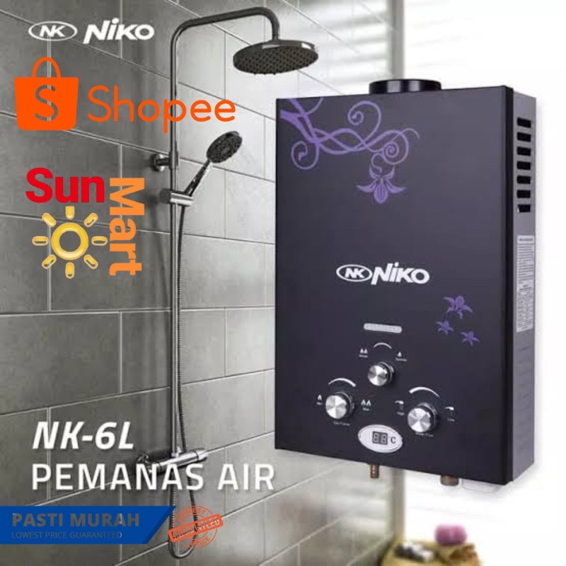 Harga water deals heater gas