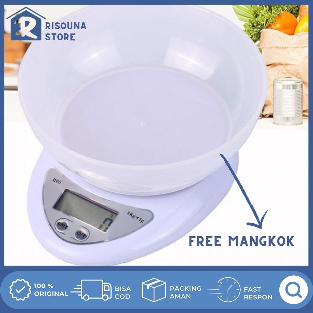 Jual Terlaris Timbangan Dapur SF400 Timbangan Buah Digital Elektrik ...