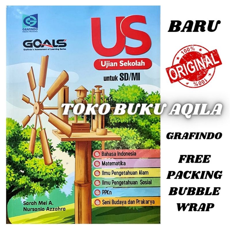 Jual Buku GOALS US ( Ujian Sekolah ) Untuk SD/MI Grafindo Original ...