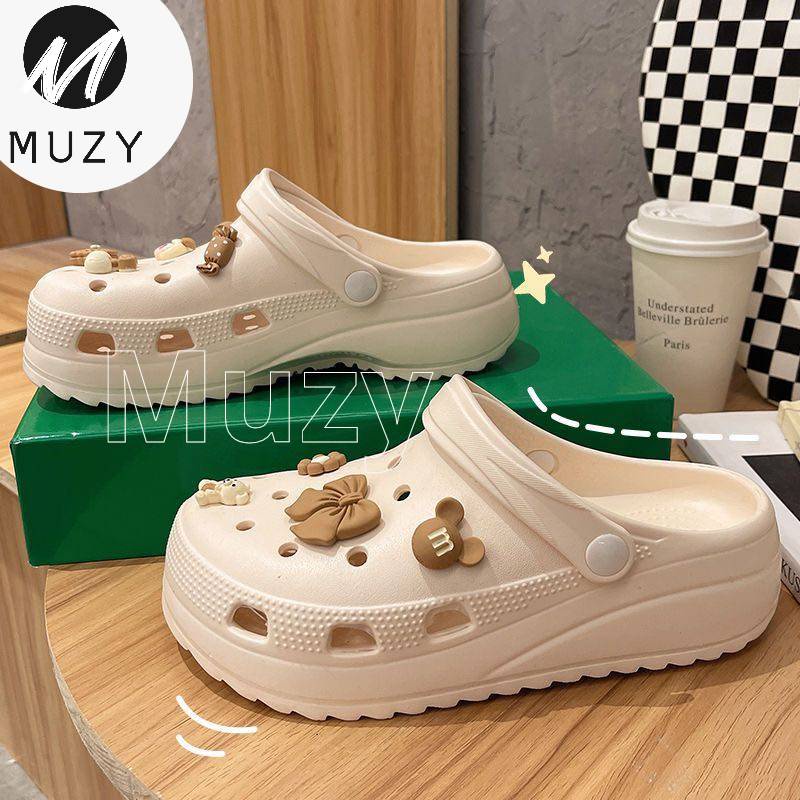 Jual Muzy Sendal Crocs Wanita Sendal Baim Karakter Wanita Sendal Tertutup Karet Sendal Fuji 