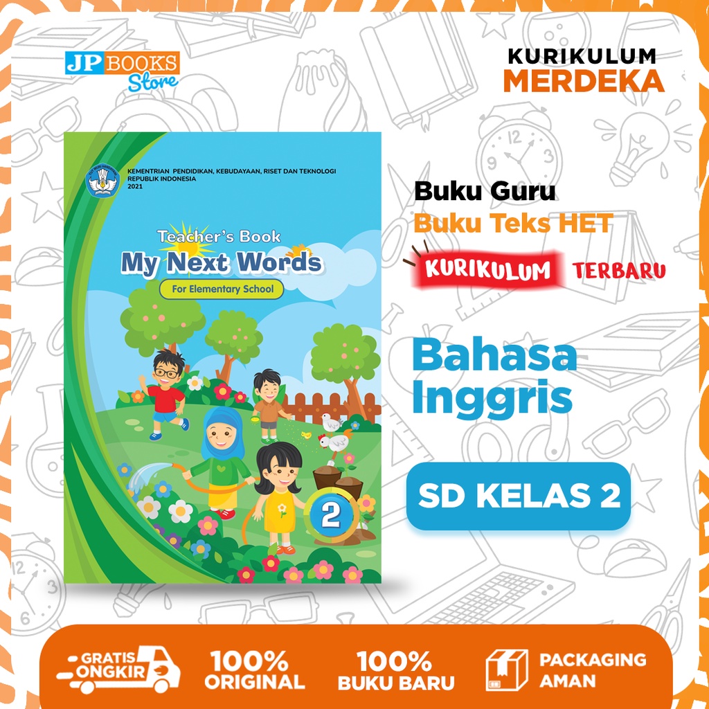 Jual JP Books – Buku Guru Teks Het Kurmer Sekolah Bahasa Inggris Sd ...