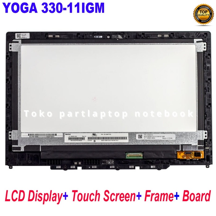Dalle écran LCD LED Pour IBM Lenovo YOGA 330  11 Pouces Série 116 1366x768