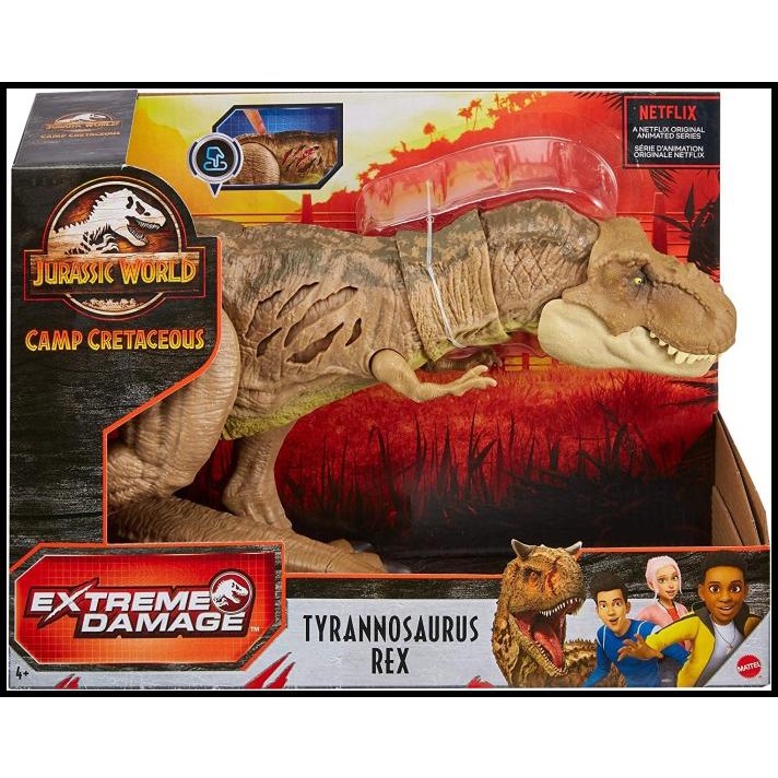 Jual Jurassic World Extreme Chompin Tyrannosaurus Rex - Dinosaurus ...