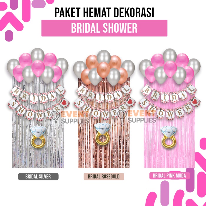 Jual Paket Dekorasi Bridal Shower Dekorasi Bride To Be DekorasiWedding