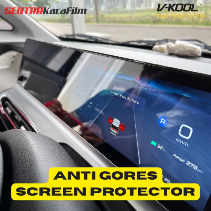 Jual Screen Protector Wuling Air Ev / pelindung screen head unit PPF