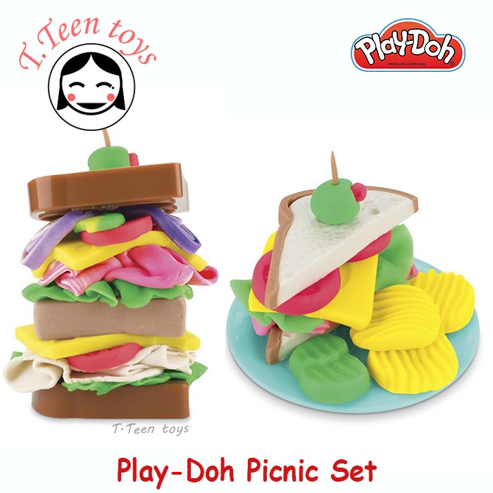 Jual Pls Play Doh Picnic Playset / Hasbro Play-Doh Dough Play Dough ...