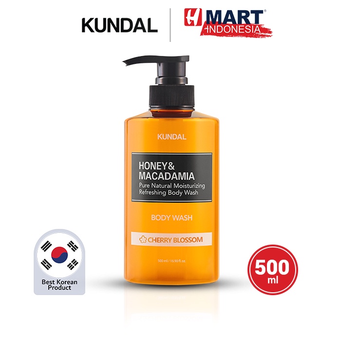 Jual KUNDAL Honey & Macadamia Pure Body Wash Cherry Blossom Ori Korea