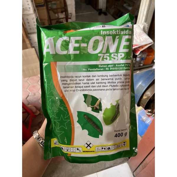 Jual ace one 400gram insektisida asefat 75sp | Shopee Indonesia