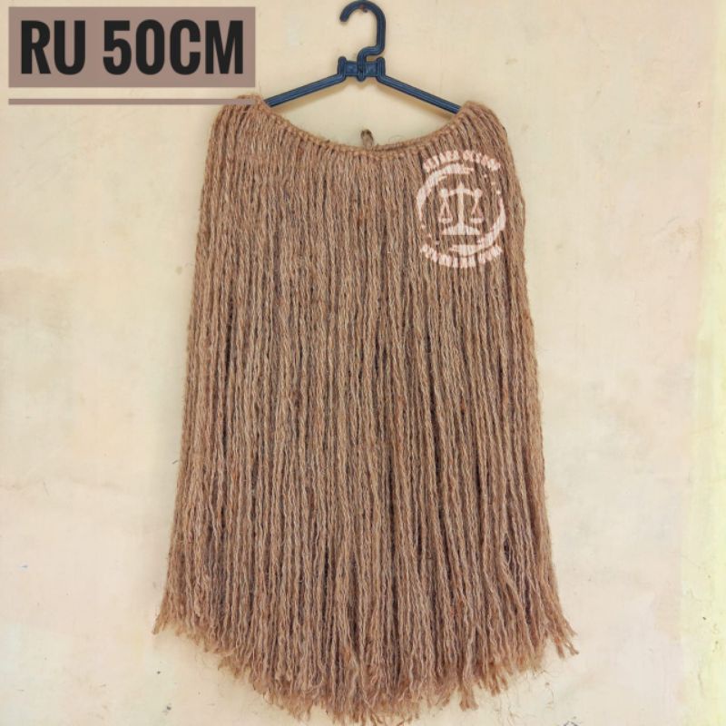 Jual Rok rumbai goni Adat Papua 50cm kostum tari motif keriting ...