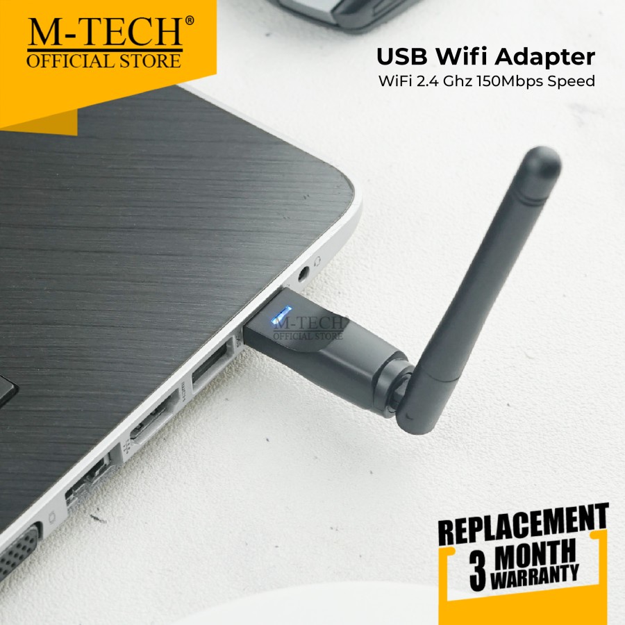 Jual Usb Wifi Wireless Adapter 150Mbps M-Tech cocok Untuk STB/PC/Laptop ...