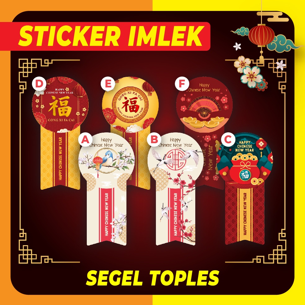 Jual Stiker Label | Sticker Toples | Stiker IMLEK | Hampers (50 pcs ...