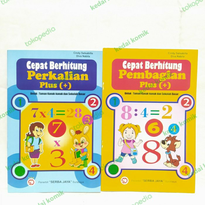 Jual Buku Cepat Berhitung Penjumlahan Pengurangan Pembagianand Perkalian Shopee Indonesia 2766