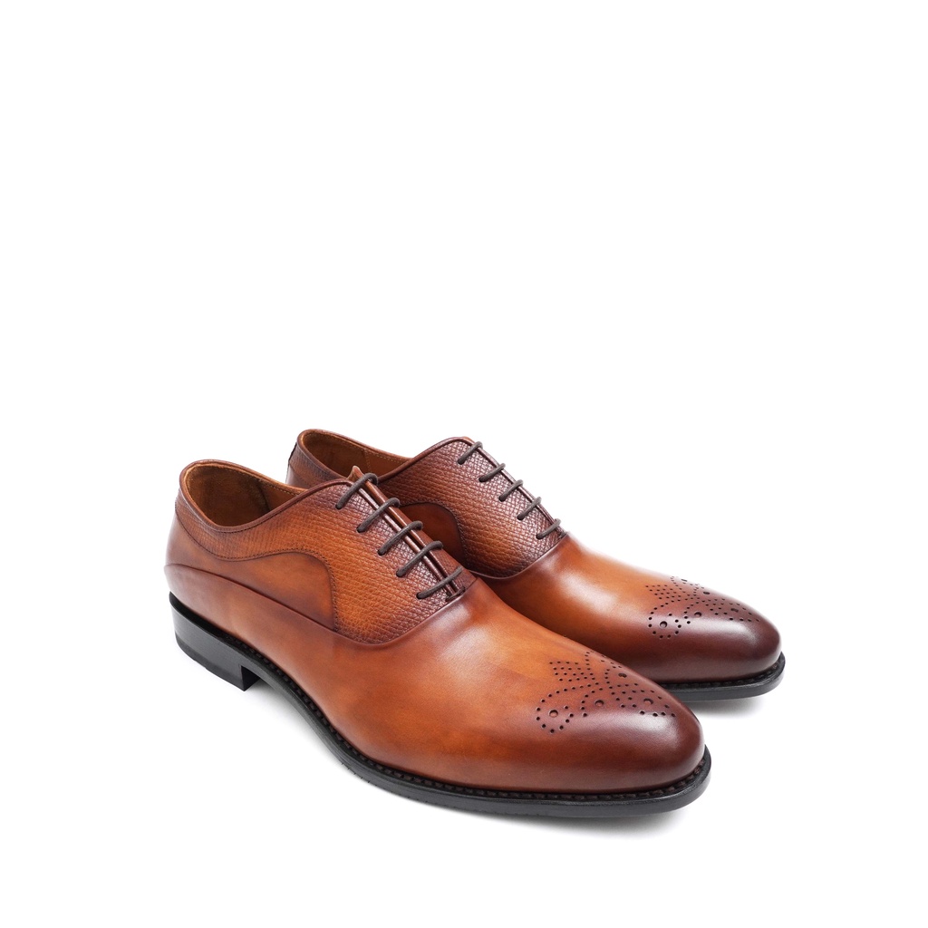 Jual HUGO TAN Sepatu Kulit Oxford Pria by Mario Minardi | Shopee Indonesia