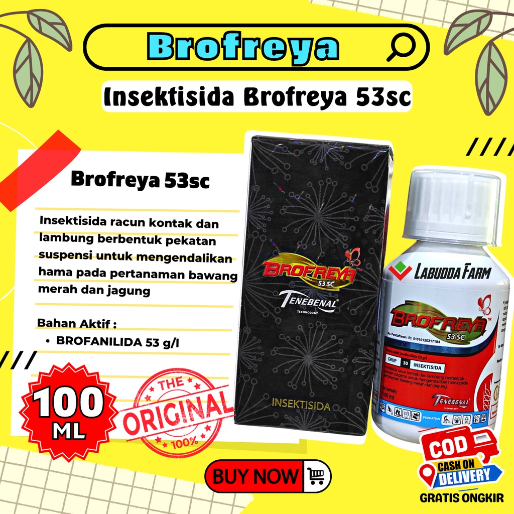 Jual Brofreya Pembasmi Hama Tanaman Insektisida Ulat Grayak Obat Hama Ulat Insektisida