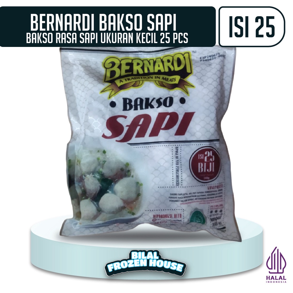 Jual Bernardi Baso Sapi Bakso Sapi Isi 50pcs Bakso Sapi Isi 25pcs