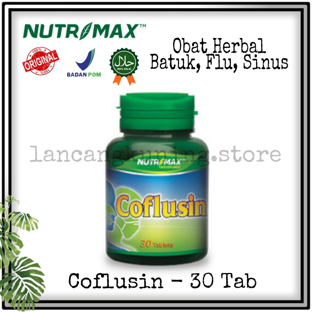 Jual Nutrimax Coflusin Isi 30 Tablet Vitamin Daya Tahan Tubuh Untuk Alergi Sinusitis Exp 09