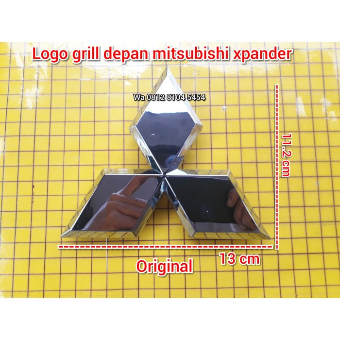 Jual Logo Emblem Lambang Grill Depan Mitsubishi Xpander Original Shopee Indonesia