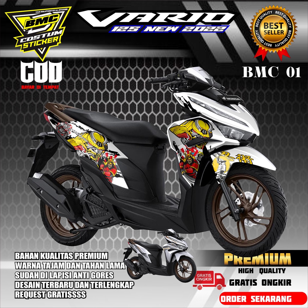 Jual DECAL STICKER HONDA NEW VARIO/DEKAL STIKER NEW HONDA VARIO 125