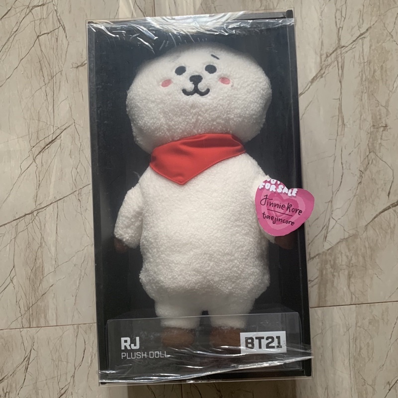 Official Sealed BT21 RJ outlet Standing Plush Doll