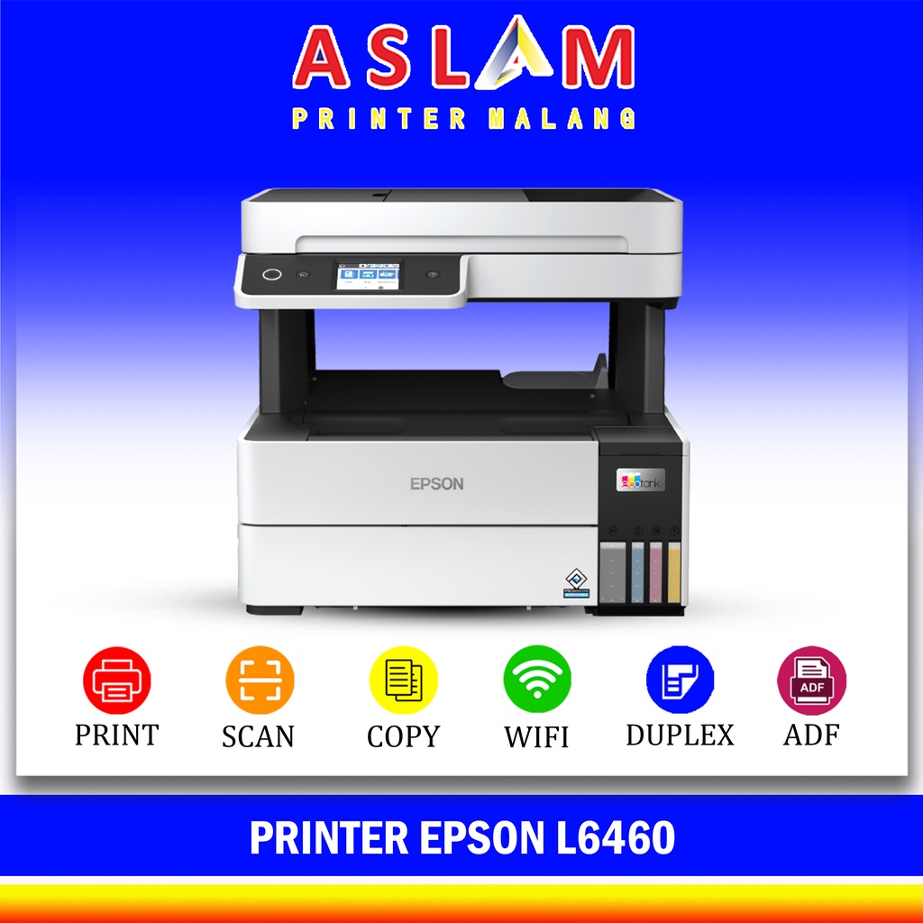 Jual Printer Epson L6460 Print Scan Copy WiFi ADF Auto Duplex Printing