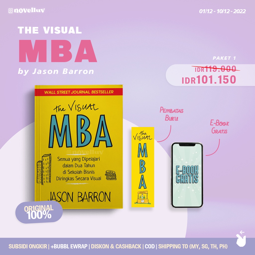 Jual Buku The Visual MBA By Jason Barron - Buku Bisnis - Buku ...